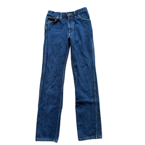 Lee Vintage Men's Straight Jeans - Dark Blue Size 28 Retro Denim Streetwear